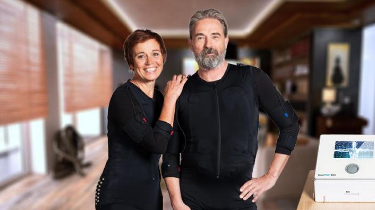 Two person standing