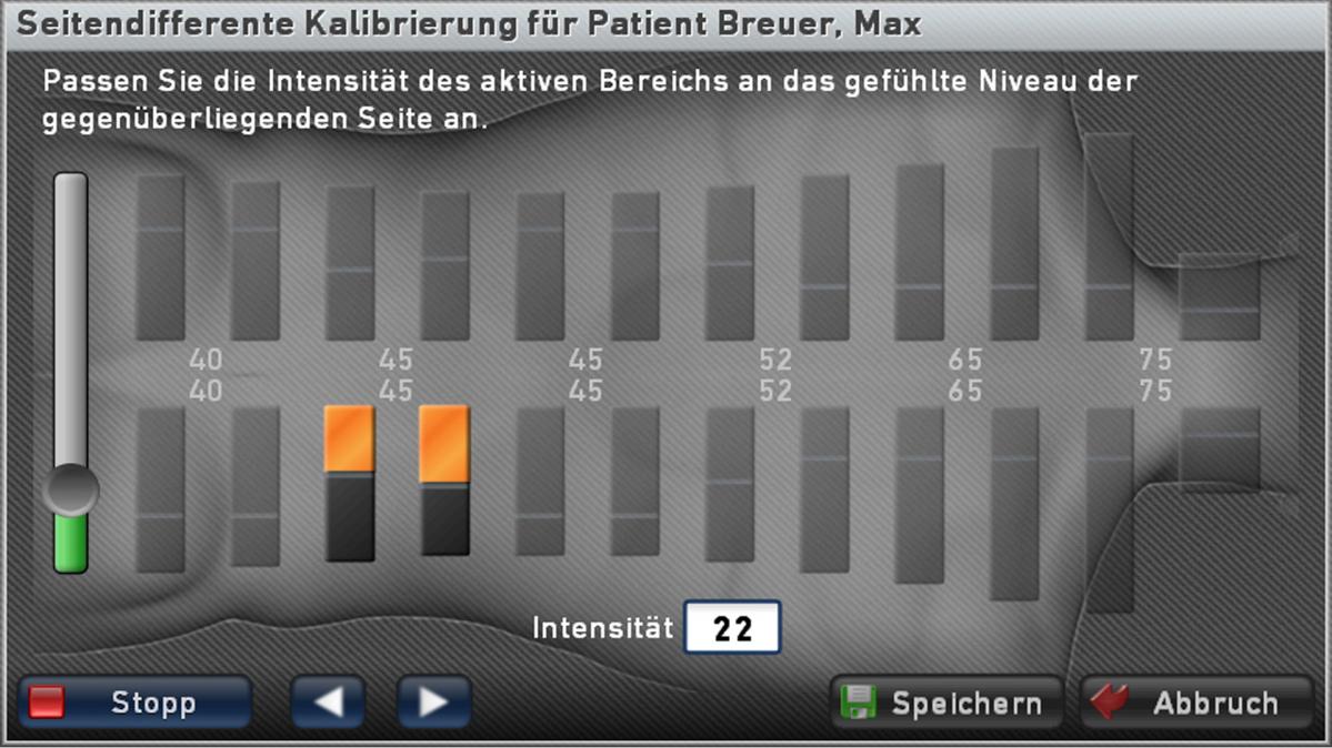 seitendifferente Kalibrierung WEB